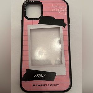 Casetify cases for $30 each case. There is BLACKPINK and Olivia Rodrigo cases!